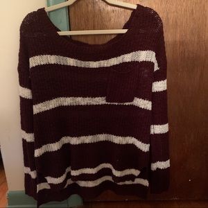 Charlotte Russe Striped Sweater